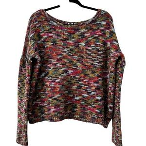 Roxy Red and Pink‎ Crew Neck Sweater